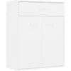 Image de vidaXL Vidaxl Buffet Blanc 60 X 30 X 75 Cm Aggloméré