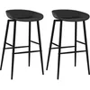 Image de vidaXL Vidaxl Chaises De Bar Lot De 2 Noir