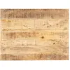 Image de vidaXL Vidaxl Dessus De Table Bois De Manguier Solide 15-16 Mm 70x60 Cm