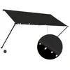 Image de Auvent Rétractable Avec Led 250x150 Cm Anthracite