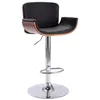 Image de vidaXL Tabouret de bar Noir Similicuir