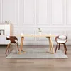 Image de vidaXL Chaises à manger lot de 2 bois courbé et similicuir287386