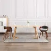 Image de vidaXL Chaises à manger lot de 2 bois courbé et tissu gris287389