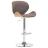 Image de vidaXL Tabouret de bar Taupe Tissu287414