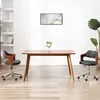 Image de vidaXL Chaise pivotante à manger Noir Bois courbé et similicuir287427