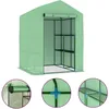 Image de vidaXL Vidaxl Serre Avec Étagères Acier 143x143x195 Cm