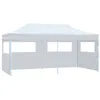 Image de vidaXL Tente de réception pliable avec parois 3 x 6 m Acier Blanc48863