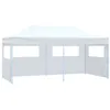 Image de vidaXL Tente de réception pliable avec 4 parois 3x6 m Acier Blanc48868