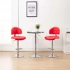 Image de Tabourets De Bar 2 Pcs Rouge Similicuir