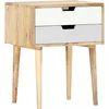 Image de vidaXL Vidaxl Table De Chevet 47x35x59 Cm Bois De Manguier Massif