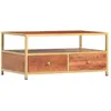 Image de vidaXL Vidaxl Table Basse 90 X 50 X 40 Cm Bois D'acacia Massif