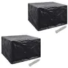 Image de vidaXL Housses de salon de jardin 2 pcs Rotin 8 oeillets 113x113 cm279119