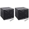 Image de vidaXL Housse de réservoir d'eau de jardin 2pcs 8 oeillet 116x100x120cm279126