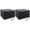 Image de vidaXL Housses de salon de jardin 2 pcs 8 oeillets 135x135x90 cm279127