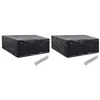 Image de vidaXL Housses de salon de jardin 2 pcs 10 oeillets 260x260x90 cm279130