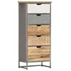 Image de vidaXL Armoire à tiroirs 45x30x105 cm Bois de manguier massif