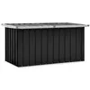 Image de vidaXL Boîte de rangement de jardin Anthracite 129x67x65 cm46263
