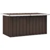 Image de vidaXL Boîte de rangement de jardin Marron 129x67x65 cm46264