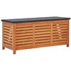 Image de vidaXL Boîte de rangement de jardin 117x50x55 cm Eucalyptus solide