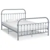 Image de vidaXL Cadre de lit sans matelas gris métal 120x200 cm284506