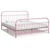 Image de vidaXL Cadre de lit sans matelas rose métal 180x200 cm284515