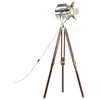 Image de vidaXL Lampadaire à trépied bois de manguier massif 180 cm