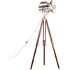 Image de Vidaxl Lampadaire Ã TrÃ©pied Bois De Manguier Massif 180 Cm