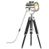 Image de vidaXL Lampadaire à trépied Noir Bois de manguier massif 69 cm286108