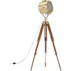 Image de Lampadaire Ã TrÃ©pied Bois De Manguier Massif 165 Cm