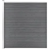 Image de vidaXL Vidaxl Clôture De Jardin Wpc 175x186 Cm Gris