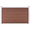 Image de Vidaxl ClÃ´ture De Jardin Wpc 180x105 Cm Marron