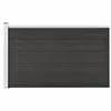 Image de vidaXL Clôture de jardin WPC 175x105 cm Gris