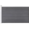 Image de vidaXL Vidaxl Clôture De Jardin Wpc 175x105 Cm Gris