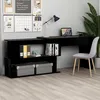 Image de vidaXL Bureau d'Angle, Table d'Ordinateur, Table d'Ãtude, Meuble de Salon Salle de SÃ©jour Salle de Travail Maison IntÃ©rieur, Noir Bois d'IngÃ©nierie