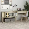 Image de vidaXL Bureau d'angle Chêne sonoma 200x50x76 cm Bois d ingénierie801101
