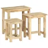 Image de vidaXL Tables gigognes 3 pcs Bois solide de manguier287489
