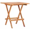 Image de Vidaxl Table De Bistro Pliable 60x60x65 Cm Bois De Teck Solide