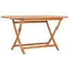 Image de vidaXL Table pliable de jardin 160x80x75 cm Bois de teck solide48998