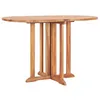 Image de vidaXL Table pliable de jardin papillon 120x70x75 cm Bois teck solide