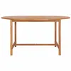 Image de vidaXL Table de jardin 150x76 cm Bois de teck solide