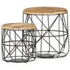 Image de vidaXL Tables basses 2 pcs Bois solide de manguier286579