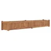 Image de Vidaxl Lit SurÃ©levÃ© 200x30x25 Cm Bois De Teck Solide