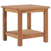 Image de Vidaxl Table Basse 45x45x45 Cm Bois De Teck Solide