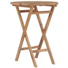 Image de vidaXL Table pliable de jardin 60 cm Bois de teck solide