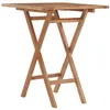 Image de vidaXL Table pliable de jardin 60x60x75 cm Bois de teck solide