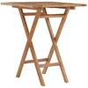 Image de Vidaxl Table Pliable De Jardin 60x60x75 Cm Bois De Teck Solide