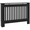 Image de vidaXL vidaXL Cache-radiateur noir 112x19x81,5 cm MDF