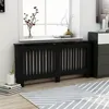 Image de vidaXL Cache-radiateur noir 172x19x81,5 cm MDF288180