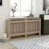 Image de vidaXL Cache-radiateur 172x19x81 cm MDF
