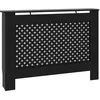 Image de vidaXL vidaXL Cache-radiateur noir 112x19x81,5 cm MDF